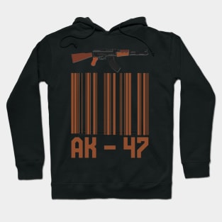 ak 47 barcode Hoodie